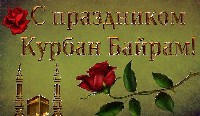 Картинки с праздником Курбан Байрам (330 открыток). Гифки и мерцающие открытки с праздником Курбан Байрам