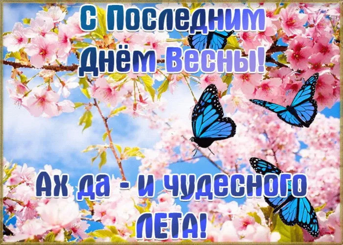 Картинки с последним днем весны (100 открыток). Красивые картинки с последним весенним днем
