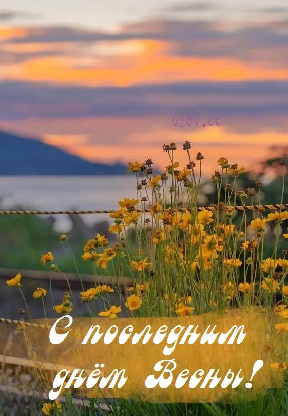 Картинки с последним днем весны (100 открыток). Картинки с надписями: последний день весны, до свидания весна, прощай весна