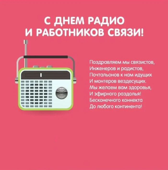 Картинки с Днем радио (135 открыток). Красивые картинки