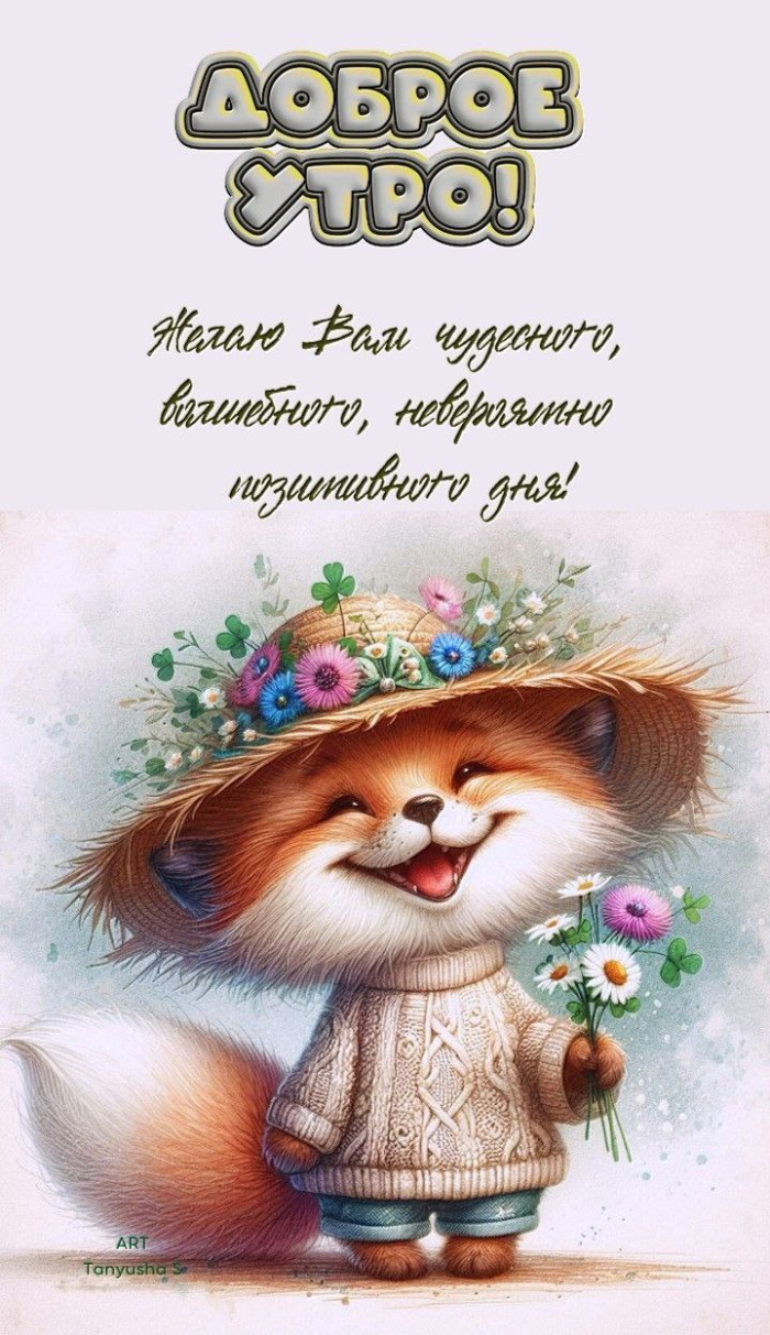 Картинки с добрым летним утром (70 открыток). Позитивные картинки Доброе летнее утро