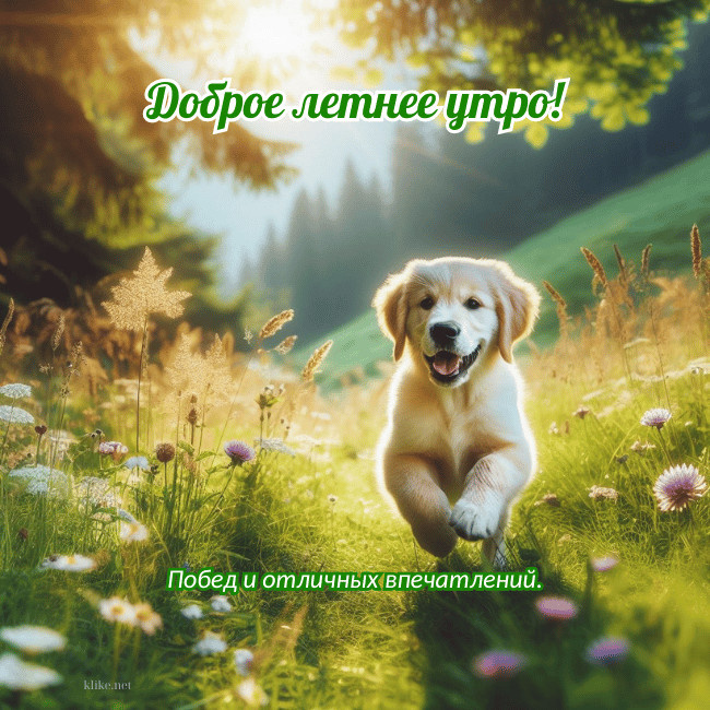 Картинки с добрым летним утром (195 открыток). Позитивные картинки с пожеланием Доброго летнего утра