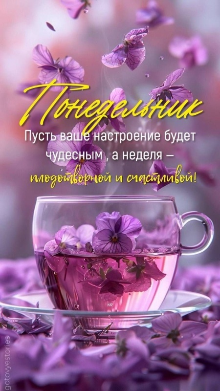 Картинки "Доброе утро понедельника" . Красивые картинки Доброе утро понедельника
