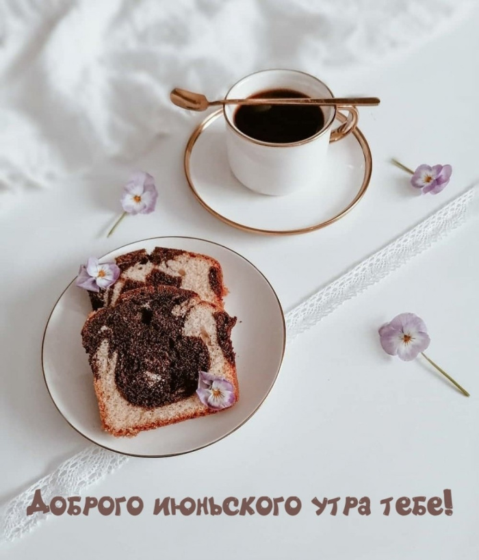 Картинки с добрым июньским утром (140 открыток). Доброе утро июня: картинки с надписями