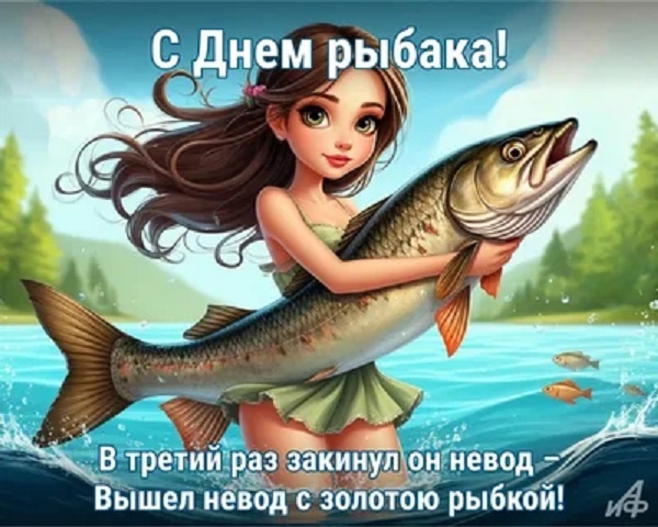 Прикольные картинки с Днем рыболовства (30 открыток)