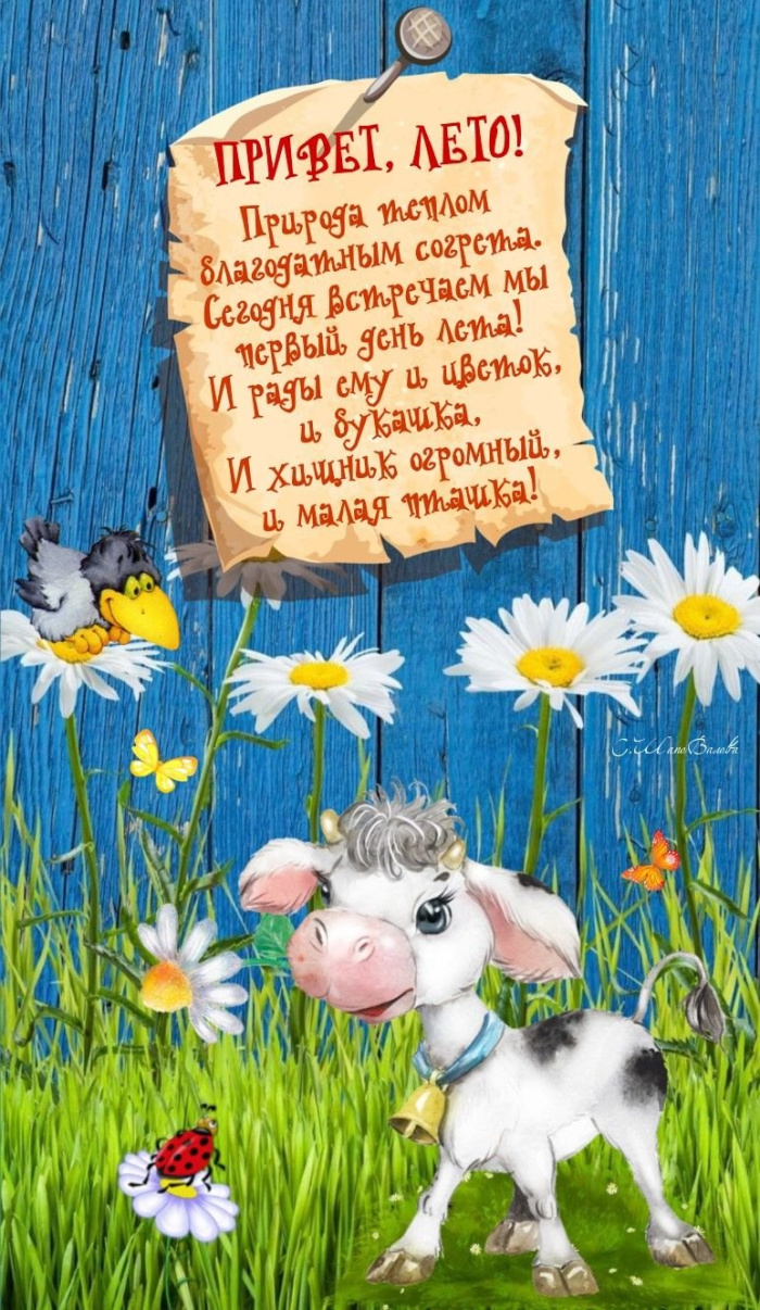 Картинки с первым днем лета (55 открыток). Картинки с надписями: первый день лета, здравствуй лето, с началом лета