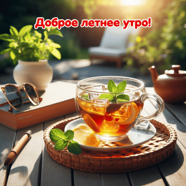 Картинки с добрым летним утром (195 открыток). Позитивные картинки с пожеланием Доброго летнего утра