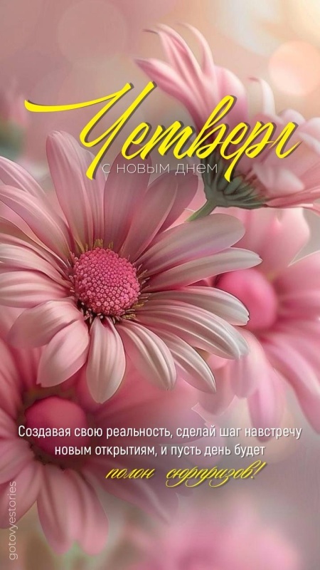 Картинки Доброе утро четверга (80 открыток). Стильные кргартинки Доброе утро четверга