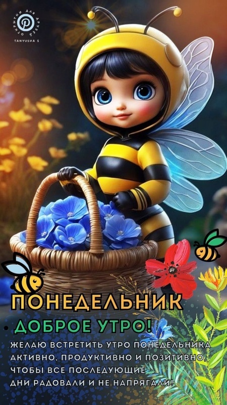 Открытки с Добрым утром понедельника (80 картинок). Прикольные картинки с добрым утром понедельника