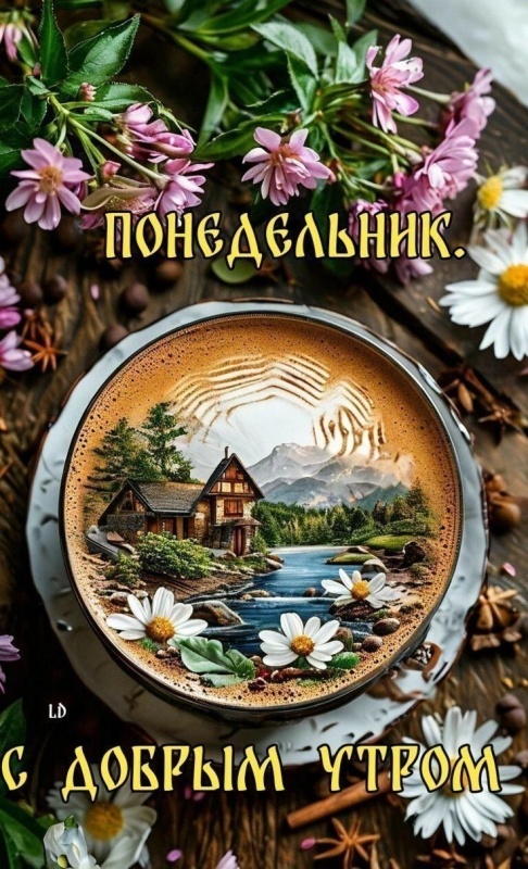 Открытки с Добрым утром понедельника (80 картинок). Картинки Доброе утро понедельника (красивые и новые)