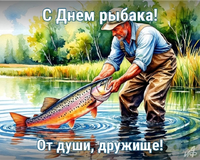 Прикольные картинки с Днем рыболовства (30 открыток). Прикольные открытки с Днем рыболовства