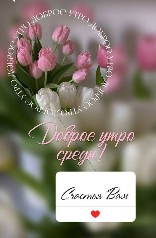 Картинки Доброе утро среды (90 открыток). Доброе утро среды - картинки с пожеланиями