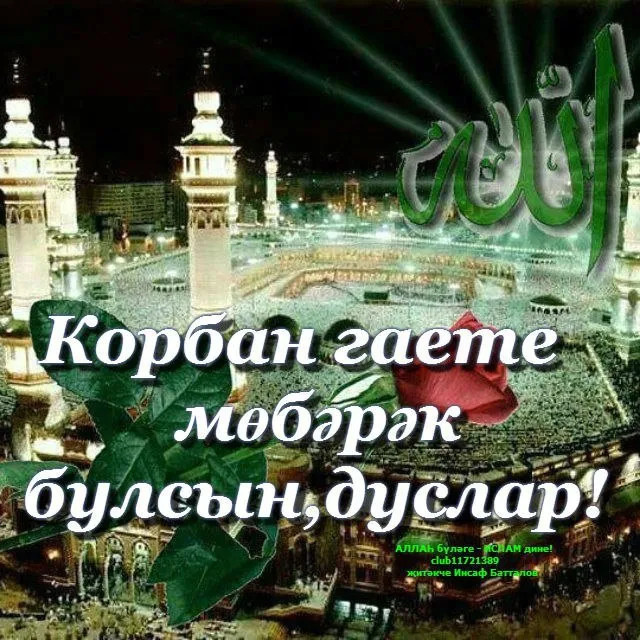 Картинки с праздником Курбан Байрам (330 открыток). Красивые картинки на Курбан Байрам