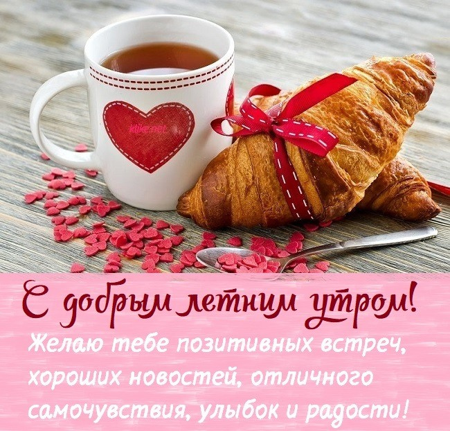 Картинки с добрым летним утром (195 открыток). Позитивные картинки с пожеланием Доброго летнего утра