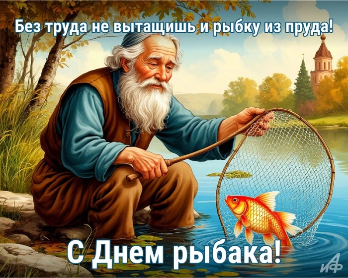 Прикольные картинки с Днем рыболовства (30 открыток). Прикольные открытки с Днем рыболовства