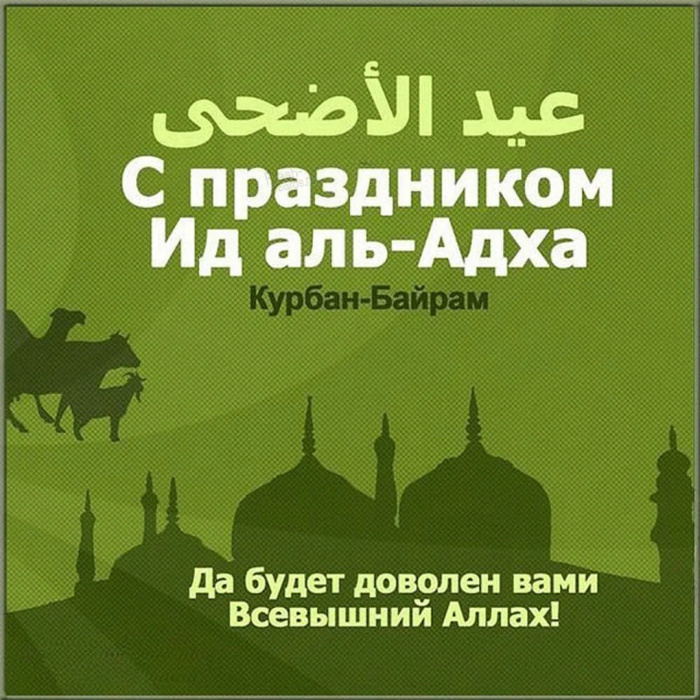 Картинки с праздником Курбан Байрам (330 открыток). Курбан-байрам: картинки с поздравлениями