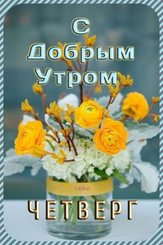 Картинки Доброе утро четверга (80 открыток). Красивые картинки Доброе утро четверга