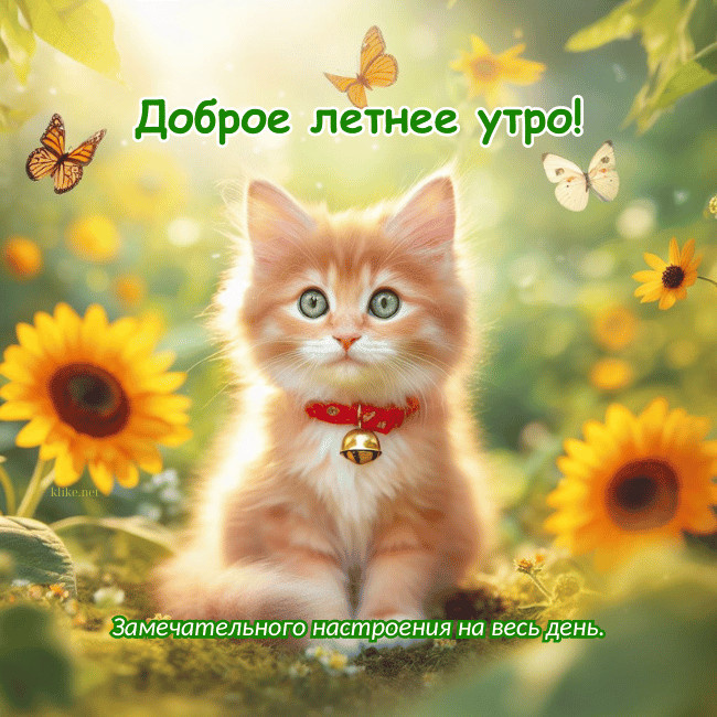 Картинки с добрым летним утром (195 открыток). Позитивные картинки с пожеланием Доброго летнего утра