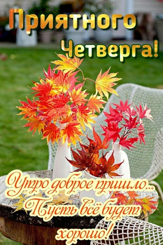 Картинки Доброе утро четверга (80 открыток). Красивые картинки Доброе утро четверга