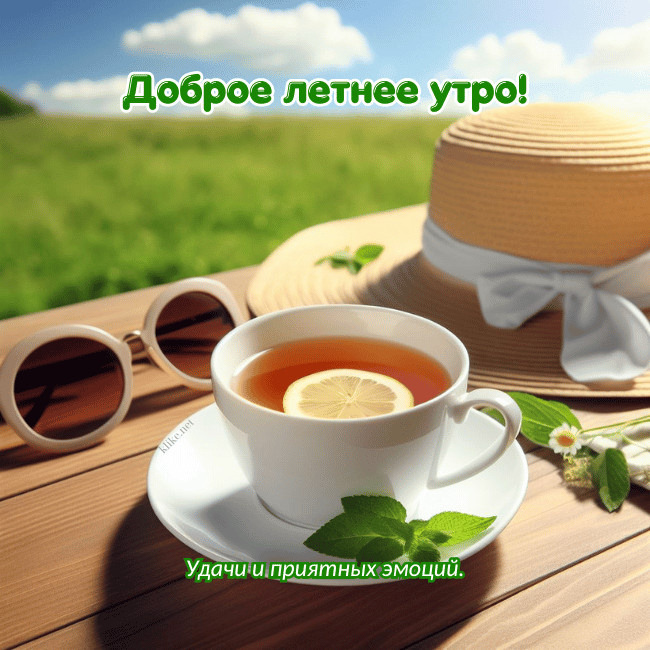 Картинки с добрым летним утром (195 открыток). Позитивные картинки с пожеланием Доброго летнего утра