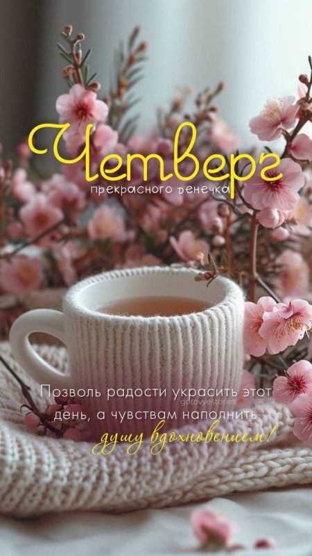 Картинки Доброе утро четверга (80 открыток). Стильные кргартинки Доброе утро четверга
