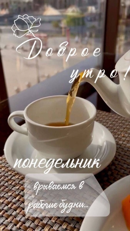 Картинки Доброе утро понедельника (70 открыток). Красивые картинки Доброе утро понедельника