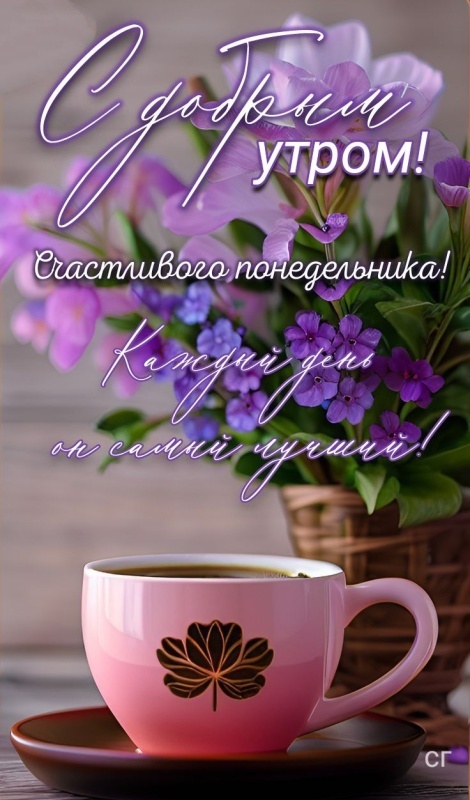 Картинки Доброе утро понедельника (70 открыток). Красивые картинки Доброе утро понедельника