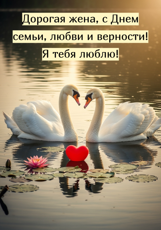 Картинки с Днем семьи любви и верности (90 открыток). Красивые открытки на День семьи, любви и верности