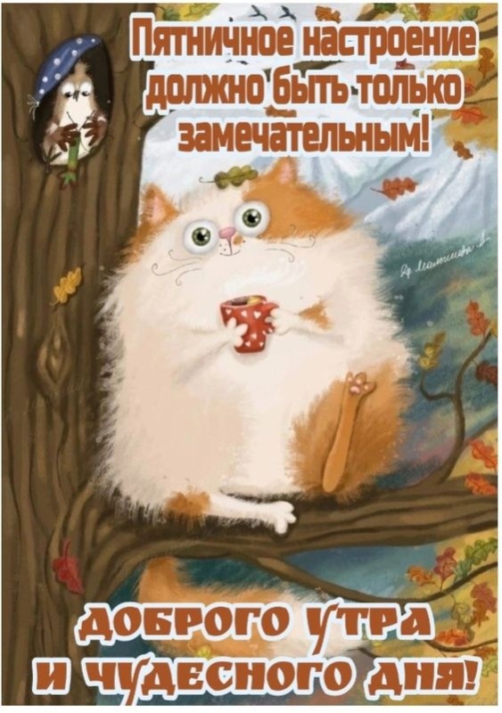 Картинки с добрым утром пятницы . Доброе утро пятница - картинки позитивные