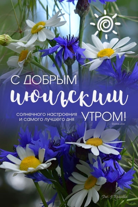 Картинки Доброе июльское утро. Красивые картинки Доброго июльского утра