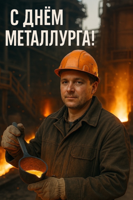 Красивые открытки с Днем металлурга 2025. Красивые открытки на День металлурга