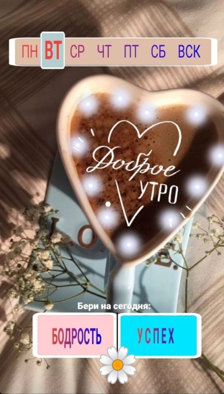 Картинки Доброе утро вторника (65 открыток). Позитивные картинки Доброе утро