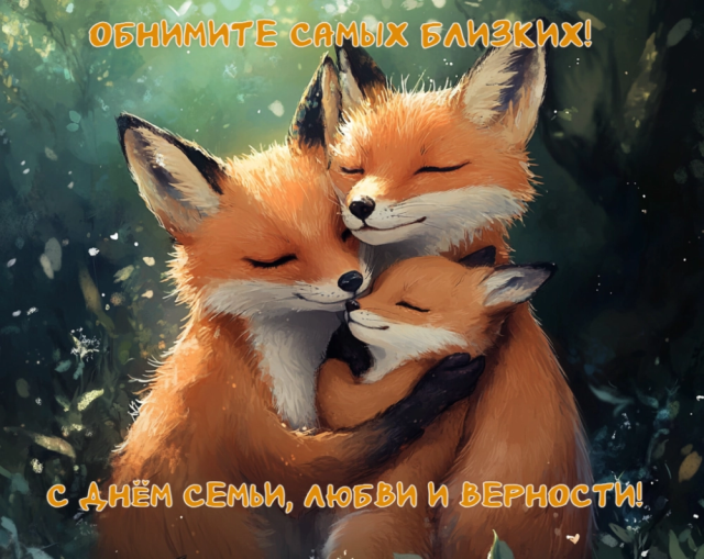 Картинки с Днем семьи любви и верности (90 открыток). С Днем семьи любви и верности - открытки с поздравлениями